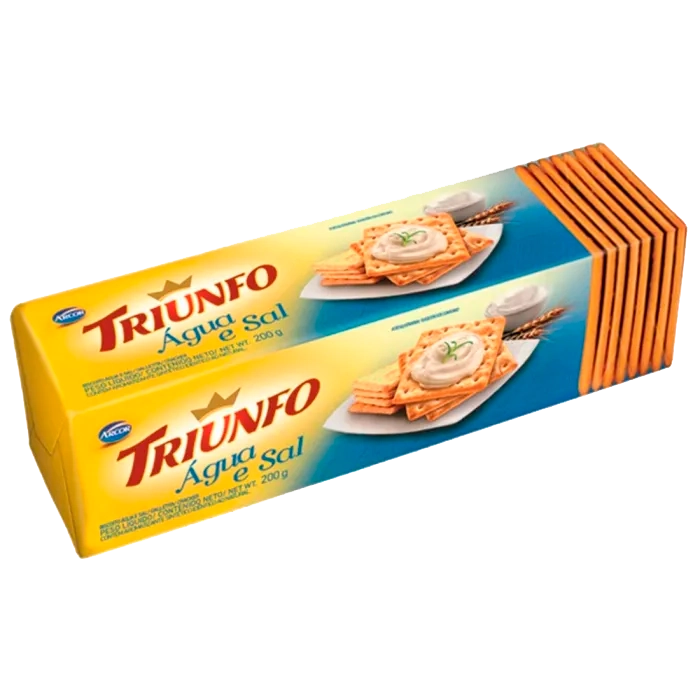 Biscoito água E Sal Triunfo Pacote 164g