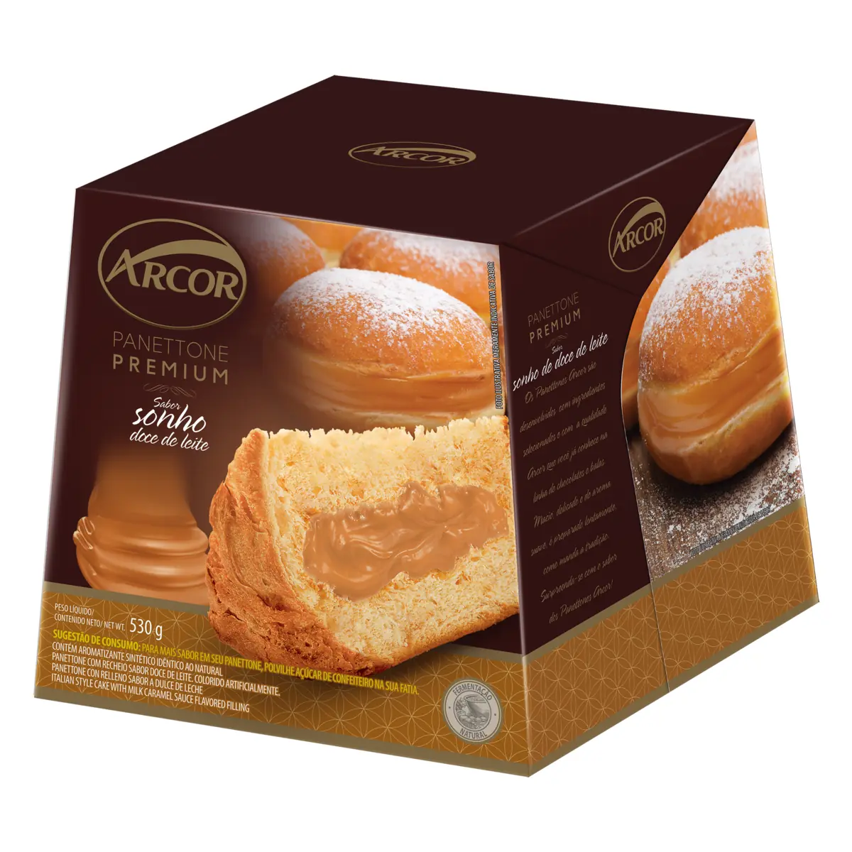 Panettone Arcor Rech 430g Petit Gateau
