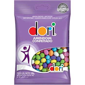 Amendoim Confeitado Dori Pacote 100g