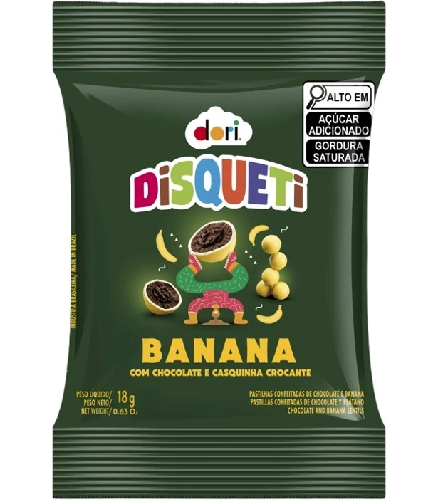 Disqueti Dori 18gr Chocolate C/ Banana