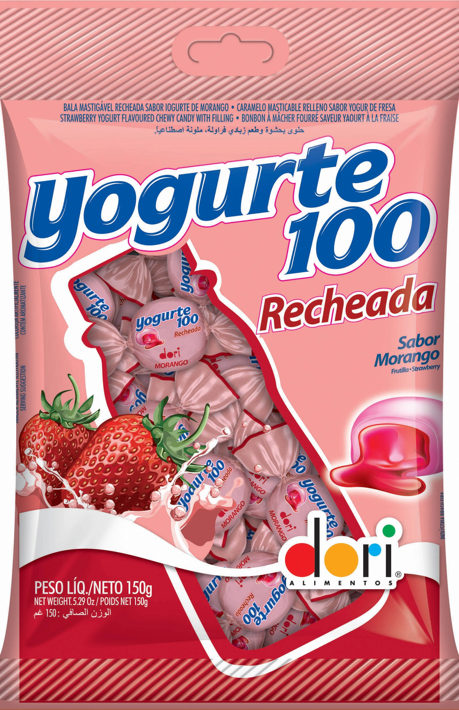 Bala Dori Yogurte Recheada