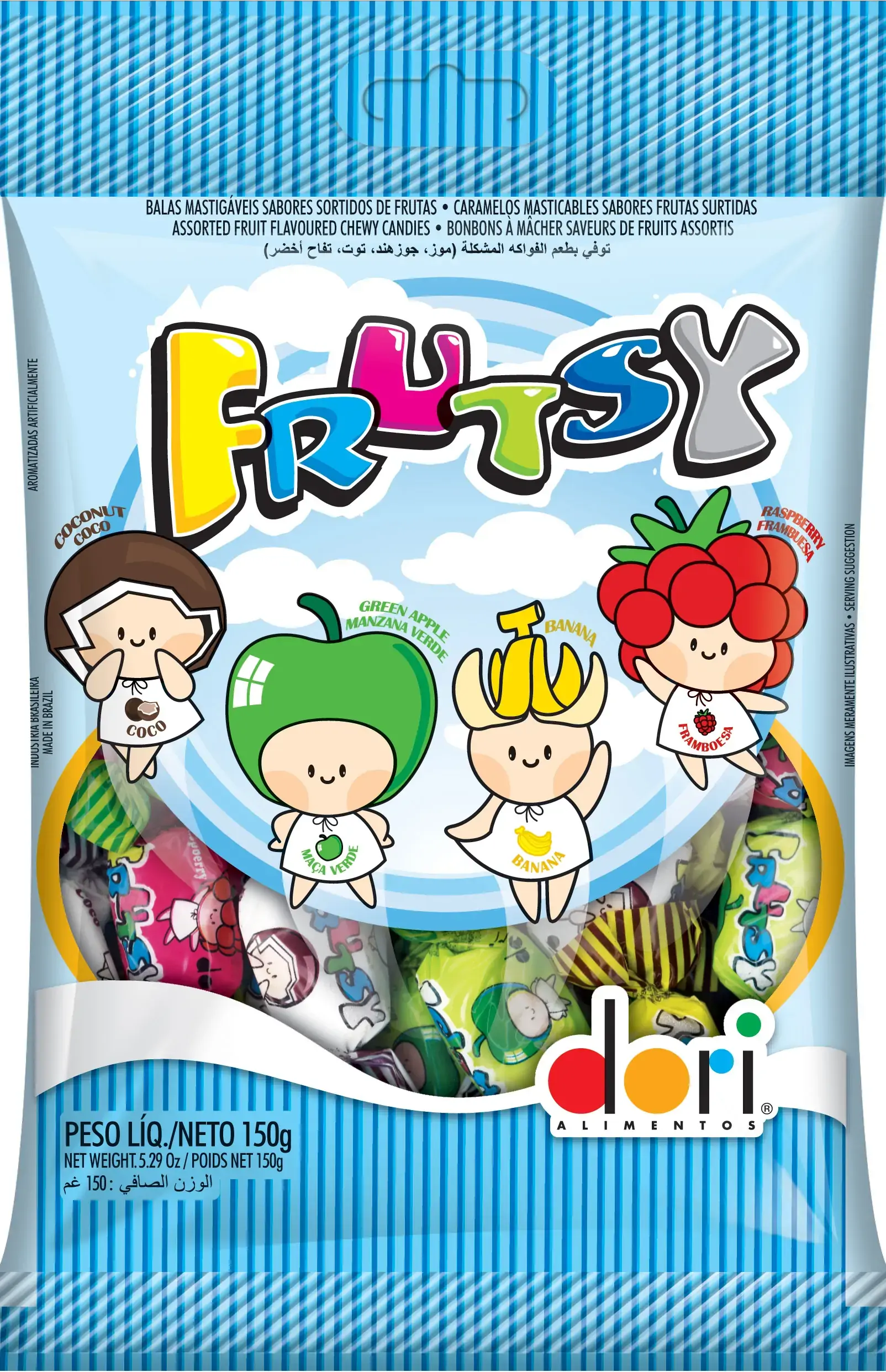 Bala Frutsy Naturais