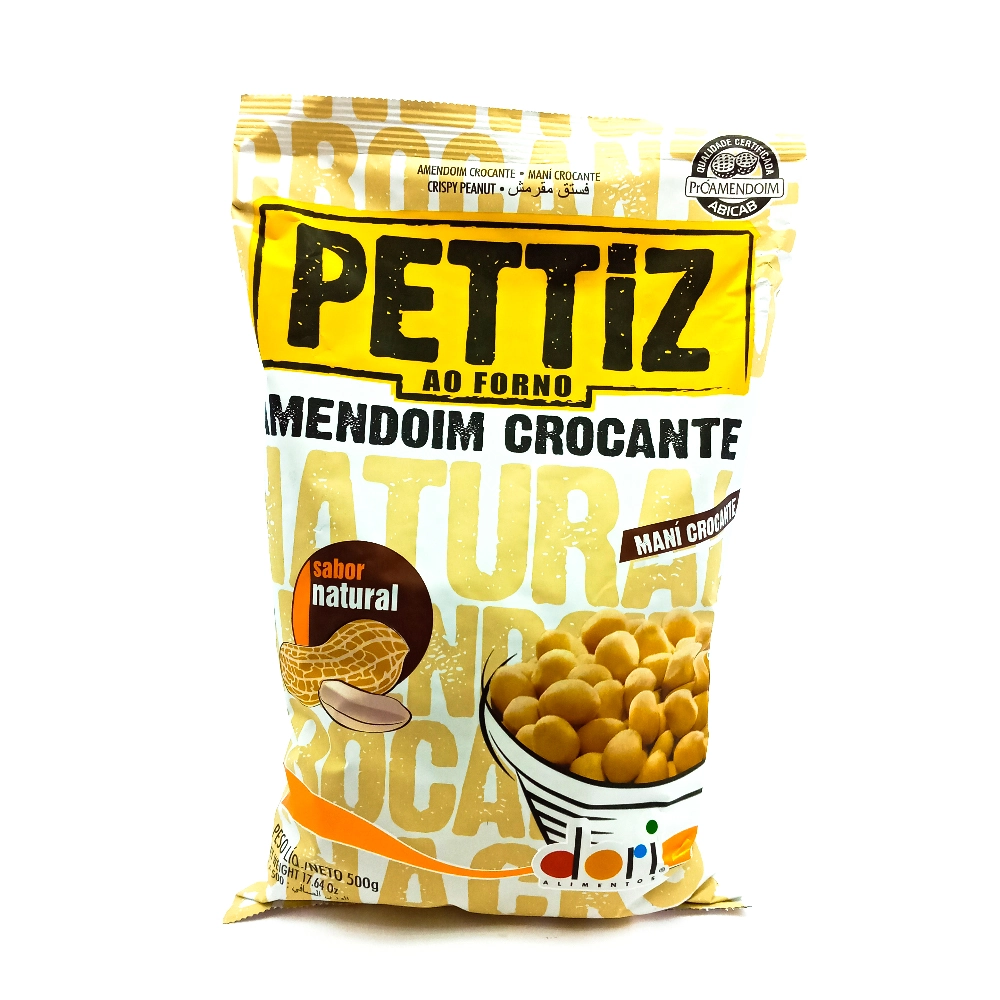 Amendoim Crocante Natural Dori Pettiz Pacote 500g
