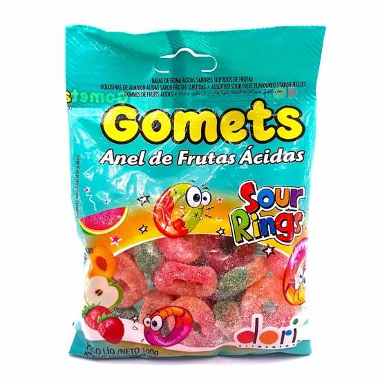 Gomets Dori Anel Sabor De Frutas Acidas