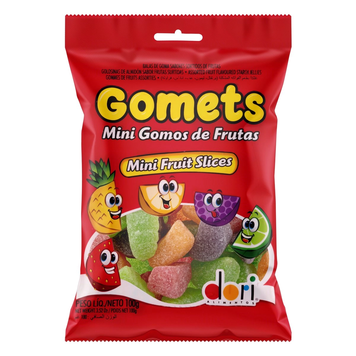 Gomets Mini Gomos De Frutas Dori