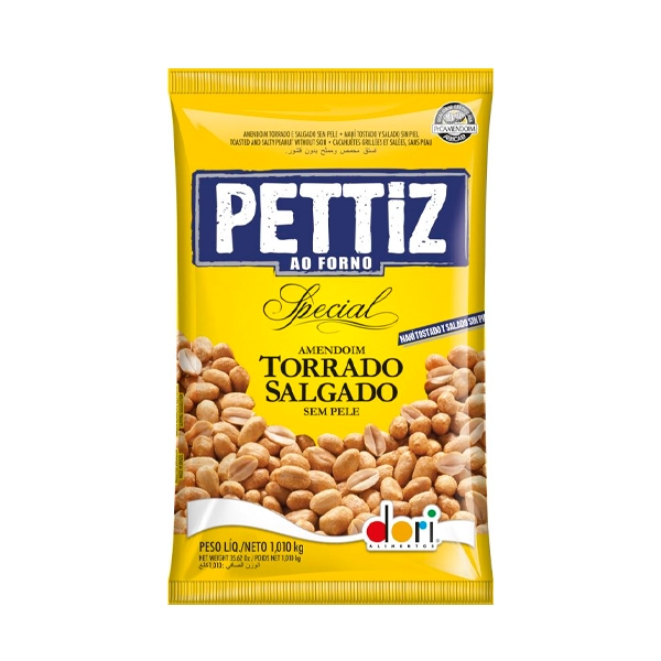 Amendoim Dori Pettiz Torrado S/pele 1,