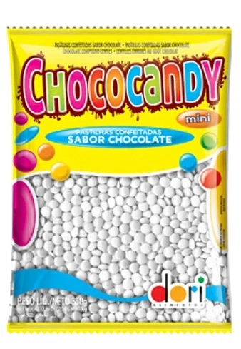 Confeito Chococandy 350g Branco