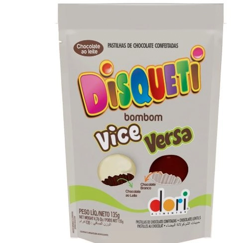 Pastilha Disqueti 135g Choc Vice Versa