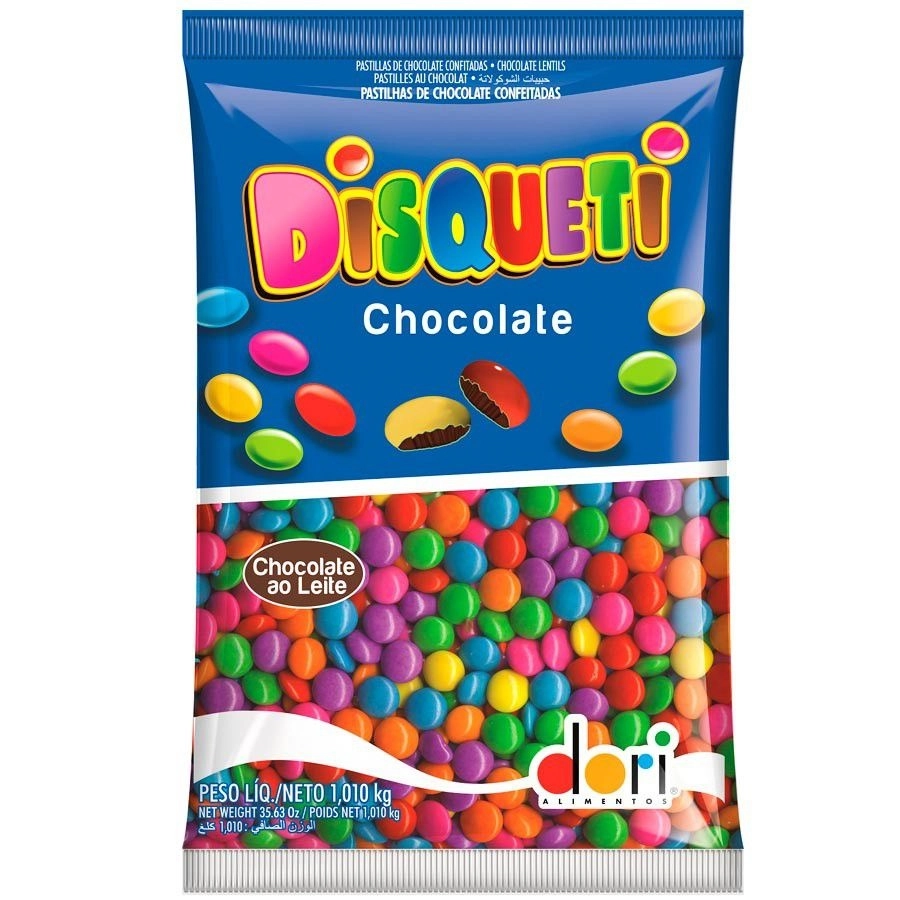 Choc.dori Disqueti Ao Leite Pouch 1.01kg A
