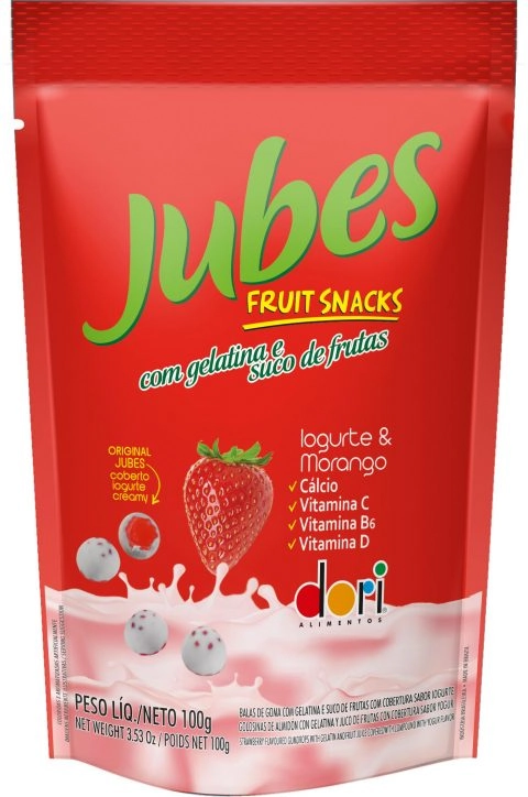 Bala Jubes Fruit Snacks 100g Iog Mor