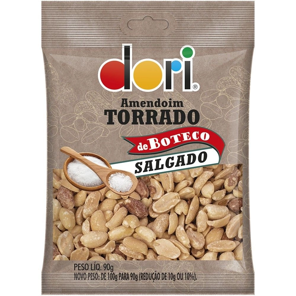 Amendoim Dori Torrado De Boteco Salgado 90g
