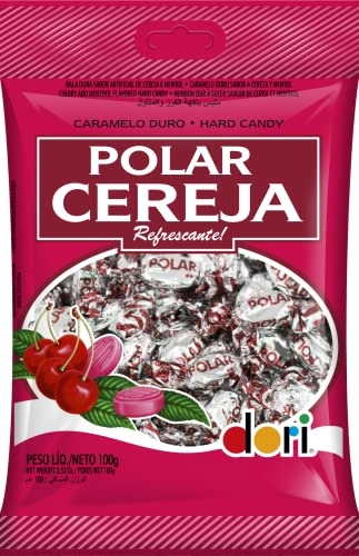 Bala Dori Polar Cereja Pacote 100g