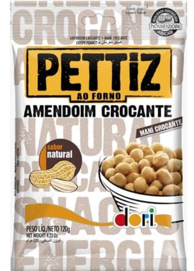 Amendoim Crocante Natural Dori Pettiz Pacote 150g
