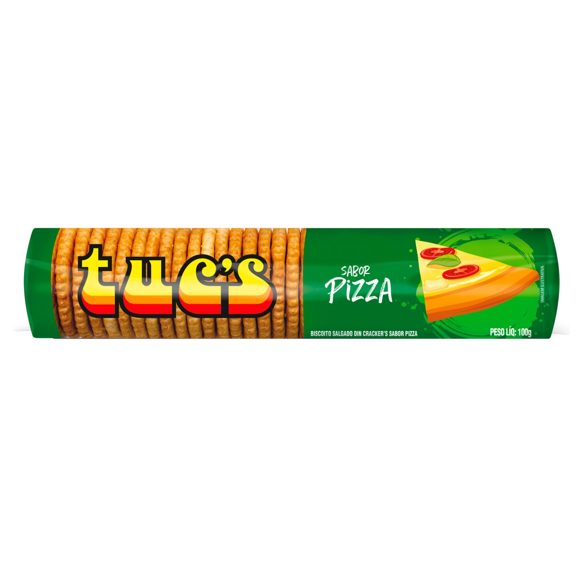 Biscoito Din Crackers Pizza Tucs Pacote 100g