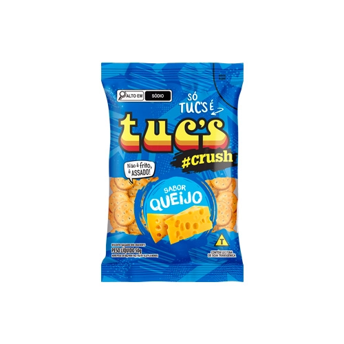 Bisc Tucs Crush Crackers 50g Queijo