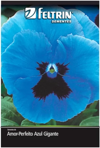Semente Amor Perfeito Azul Gigante Suico 1209 Feltrin