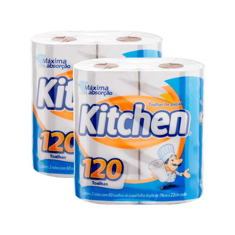 Papel Toalha Kitchen C/2 Grt 30