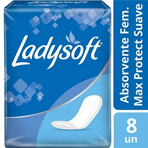 Absorvente S/abas Ladysoft C/8 Normal