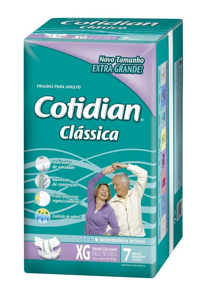 Fralda Bem Estar Confort Tam Xg 7un