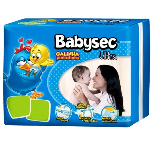 Babysec Galinha Pintadinha Ultra P Descartável 34 Unidades