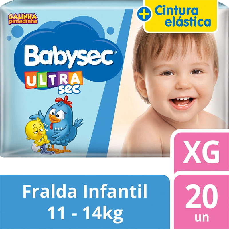 Fralda Babysec U Jumbo Xg C/24