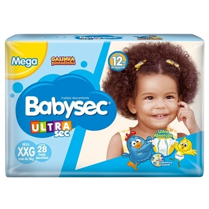 Fralda Babysec Mega Xxg C/30
