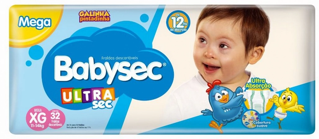 Fralda Ultra Mega Xg 36 Unidades Babysec