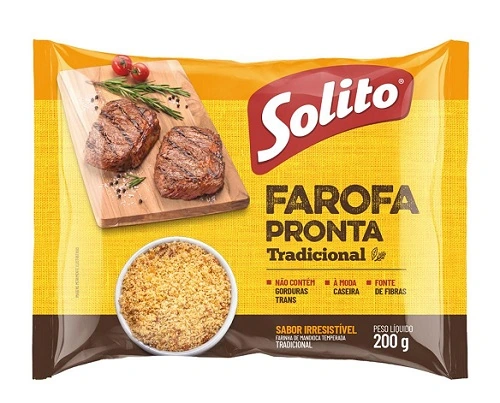 Farofa Mandioca Solito Tradicional 200g