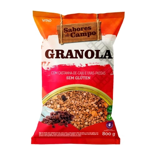 Granola Sabores Do Campo S/gluten 800g Tradicional