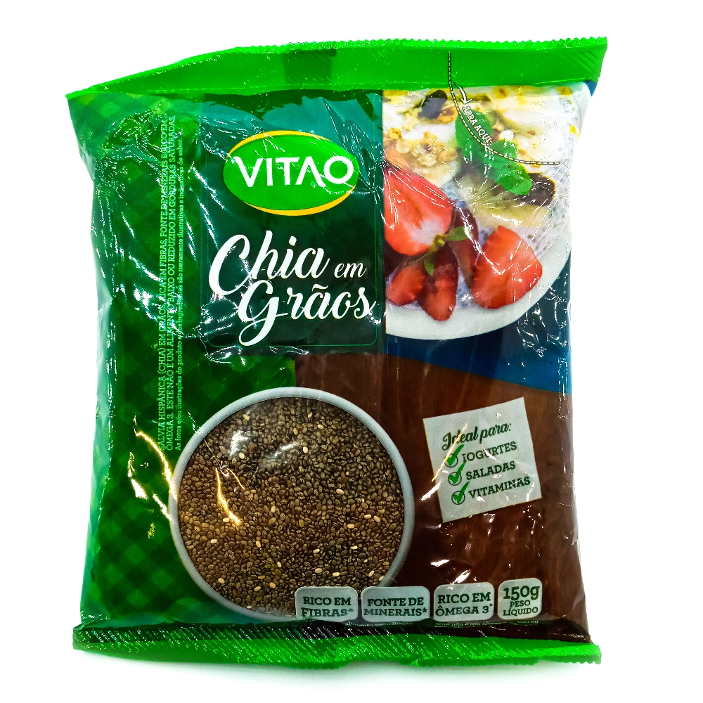 Semente De Chia Vitao Em Graos 150gr