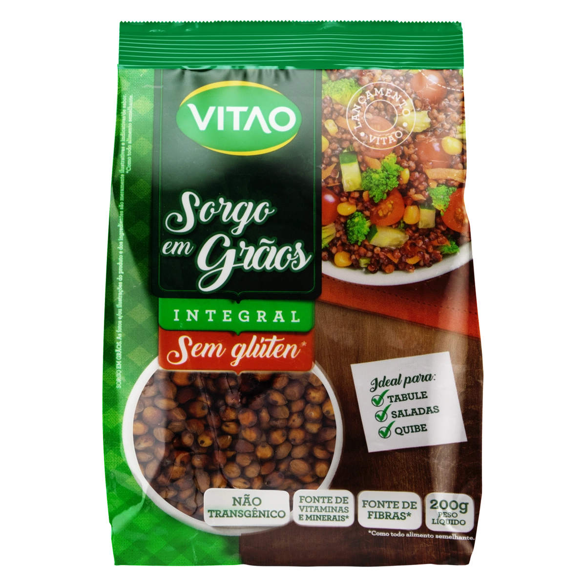 Sorgo Em Grãos Integral Vitao Pacote 200g