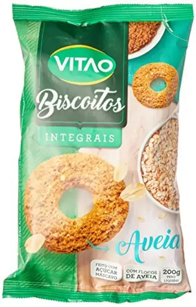 Biscoito Aveia 8x200g Vitao
