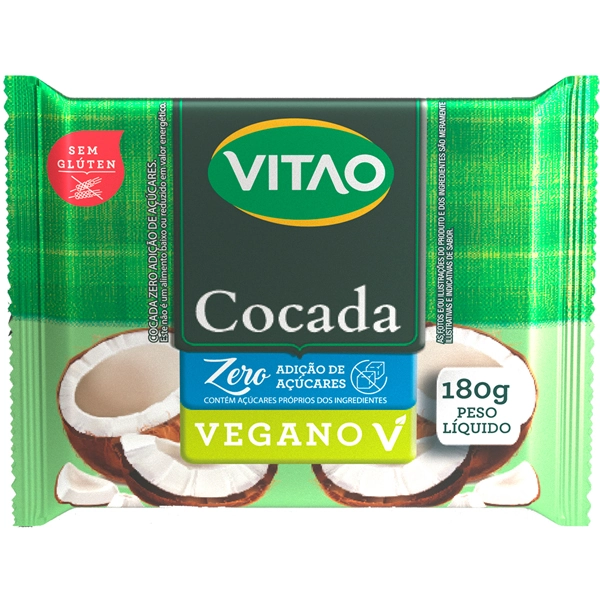 Tablete Vitao Diet 180g Cocada