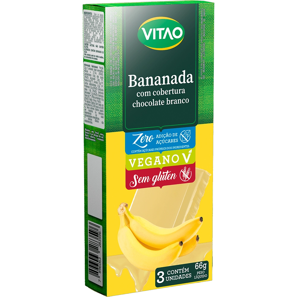 Bananada Zero Vitao Bco 66g