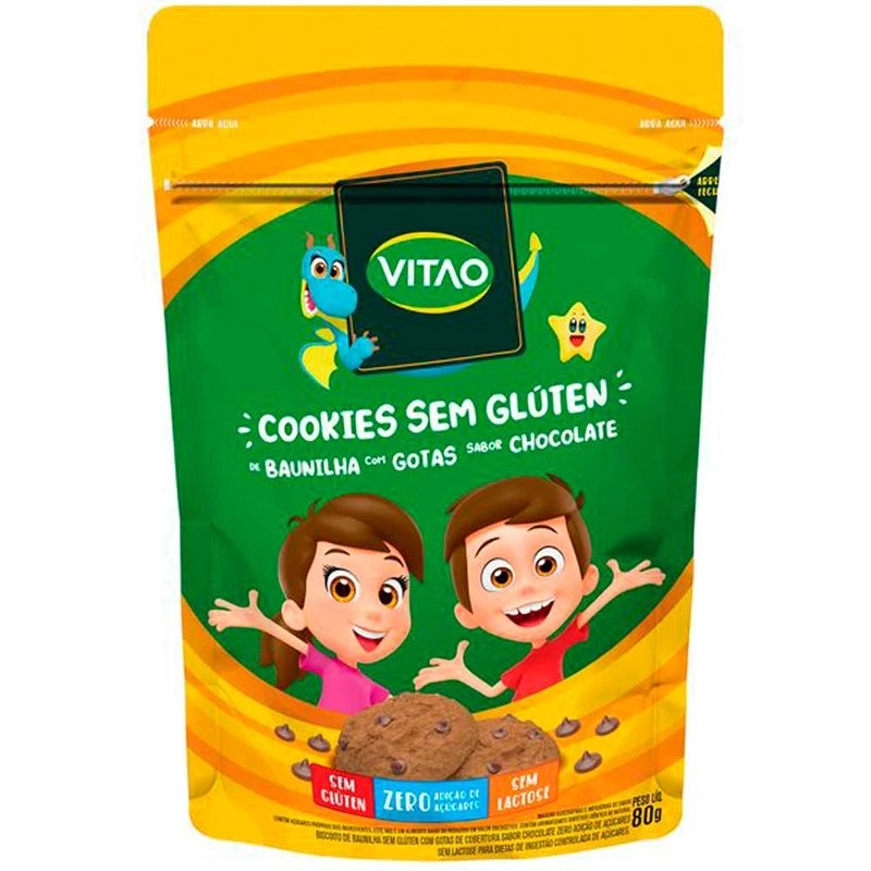 Cookies Zero Baunilha Vitao 80gr