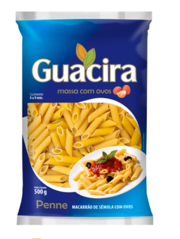 Mac.guacira Penne C/ovos 500 Gr Un/01