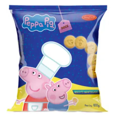 Biscoito Santa Edwiges Peppa 100g Leite