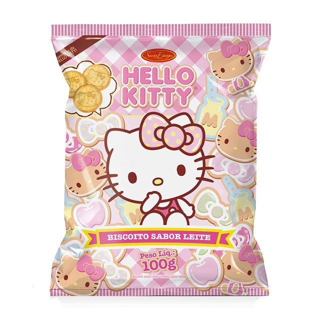Biscoioto Leite Hello Kitty 100g