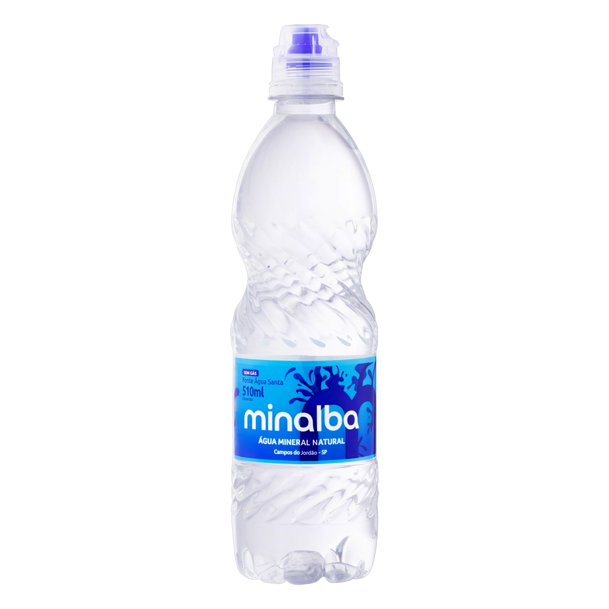 água Mineral Natural Sem Gás Minalba Squeeze 510ml