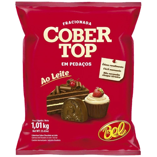 Cobertura Chocolate Em Pedaco Coper Bel 1kg