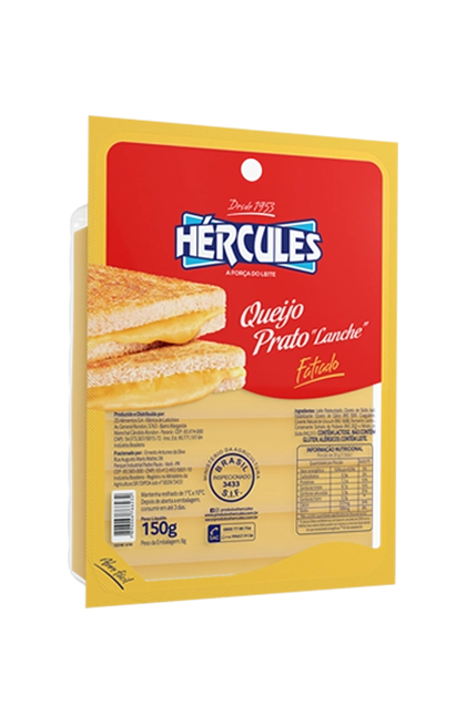 Queijo Prato Hercules 150g Fat