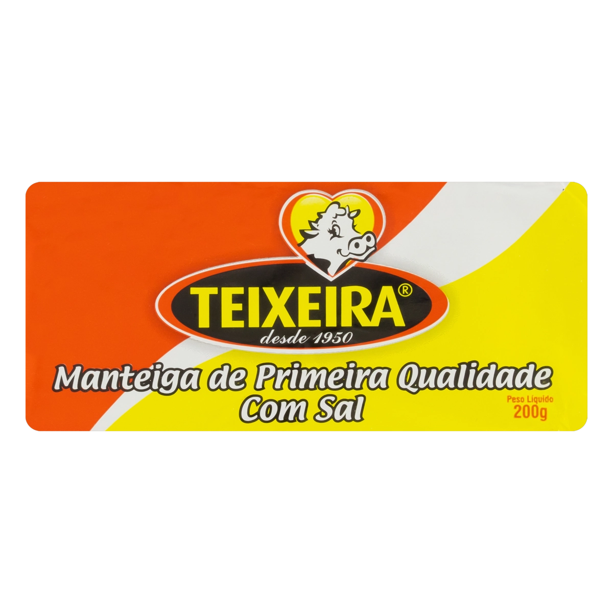 Manteiga De Primeira Qualidade Com Sal Teixeira 200g