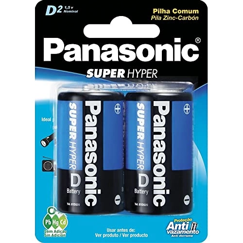 Pilha Panasonic Super Hyper Grande 2unidade