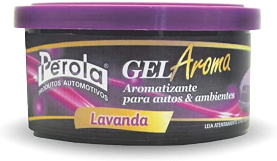 Odorizante Auto Gel Perola 60g Lavanda