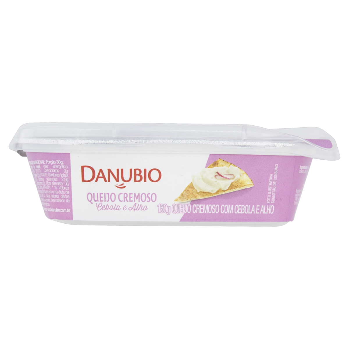 Queijo Cremoso Cebola E Alho Danubio Pote 150g