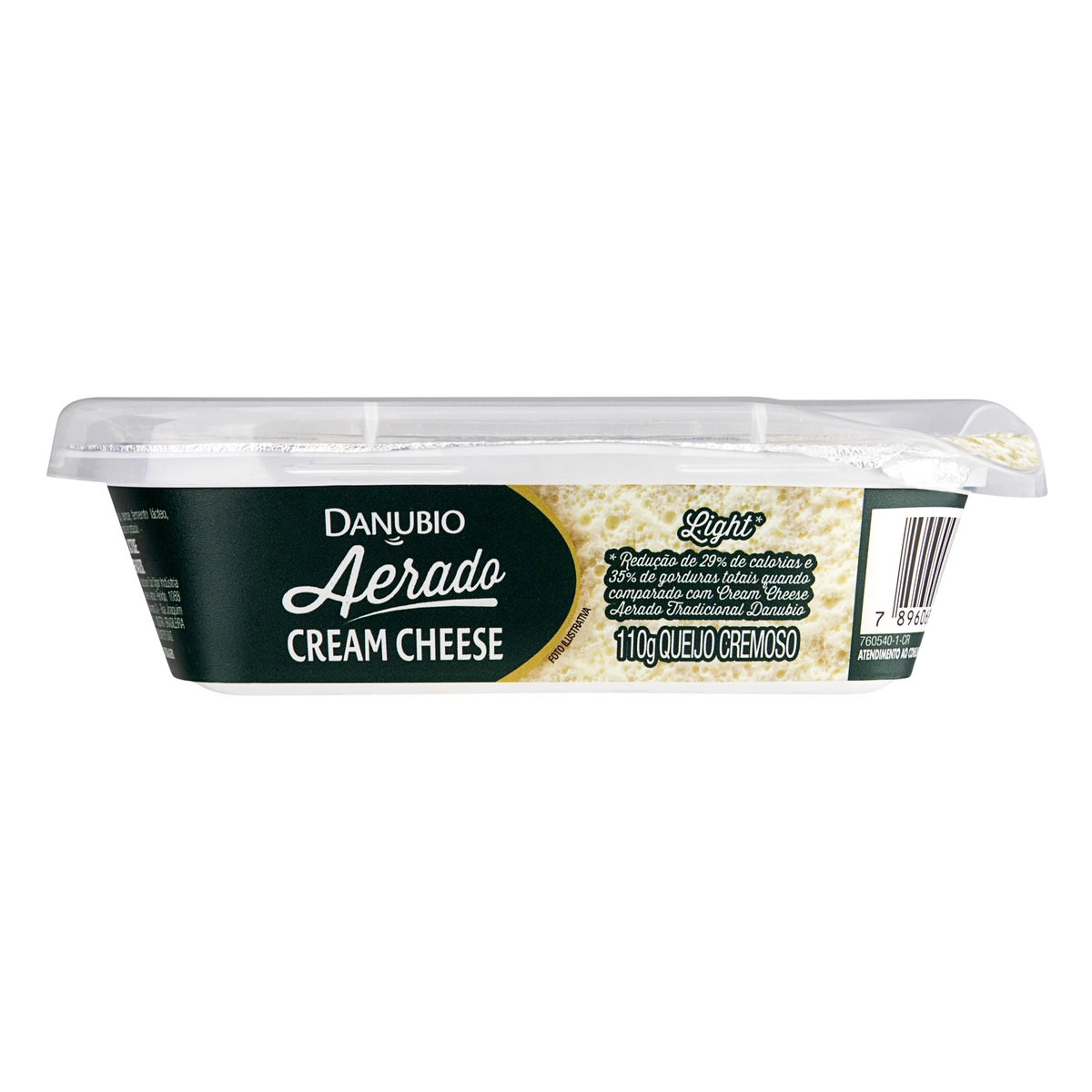 Cream Cheese Aerado Light Danubio Pote 110g