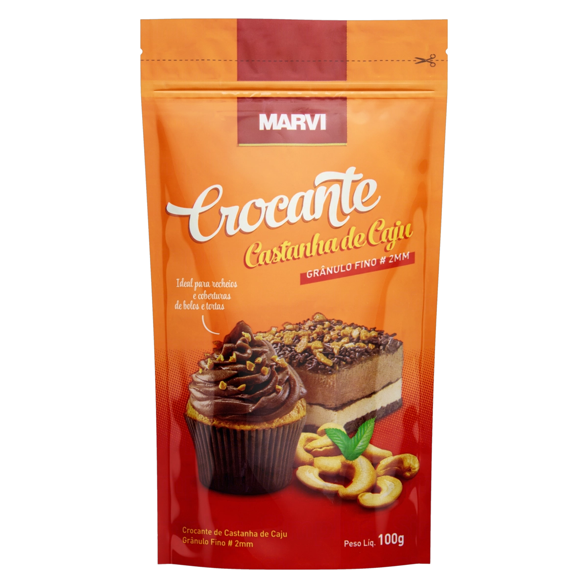 Castanha De Caju Crocante Marvi Pouch 100g