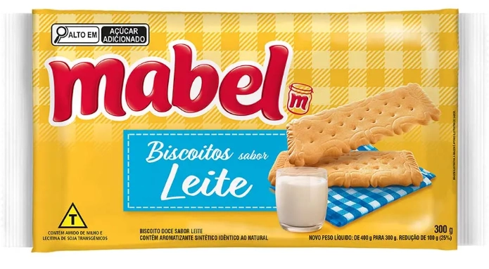 Biscoito Leite Mabel Pacote 400g