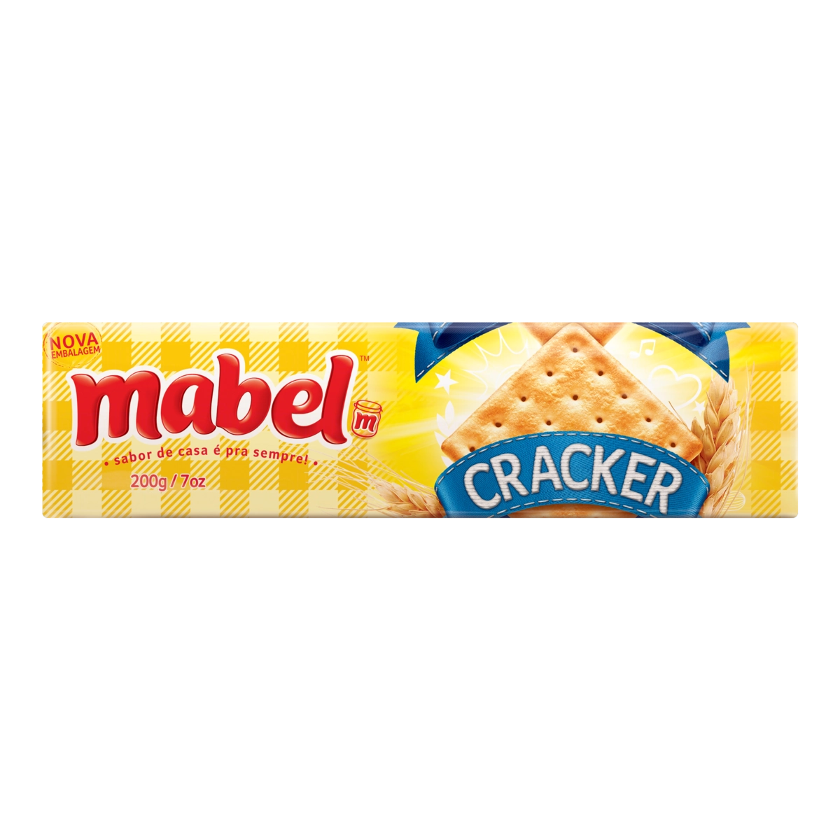 Biscoito Cream Cracker Mabel Pacote 200g
