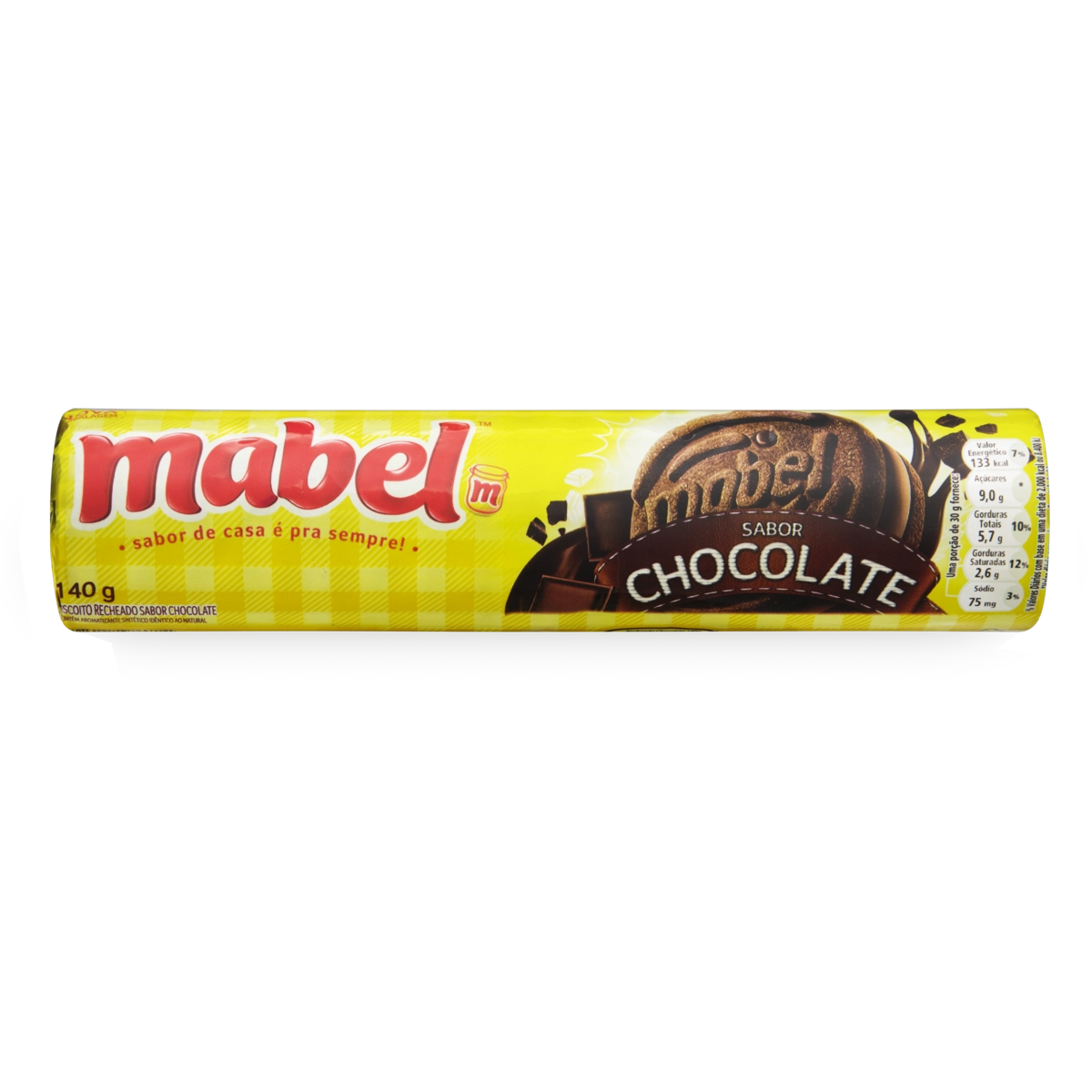 Biscoito Mabel Recheado Chocoleite